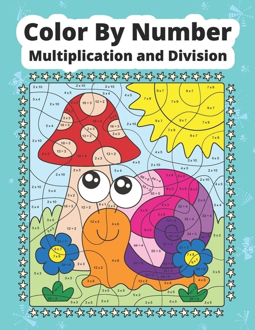 Front cover_Color By Number Multiplication and Division
