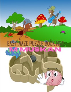 Front cover_Easy Maze Puzzle Book No.1
