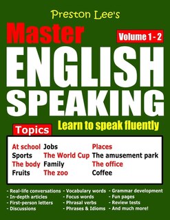 Front cover_Preston Lee's Master English Speaking - Volume 1 - 2