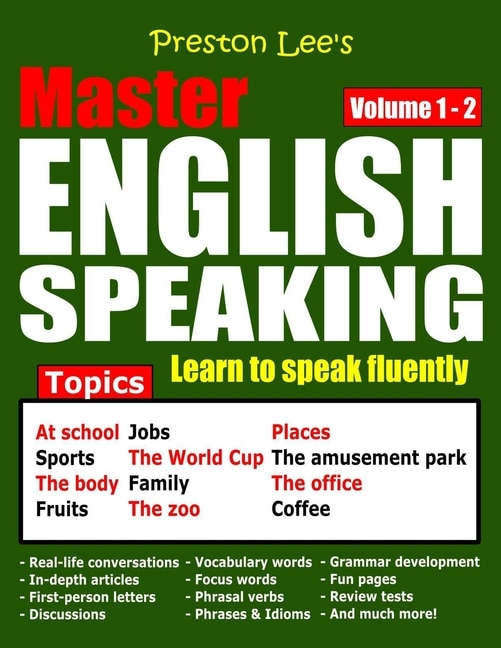 Front cover_Preston Lee's Master English Speaking - Volume 1 - 2