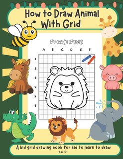 Couverture_้How to draw animal with grid