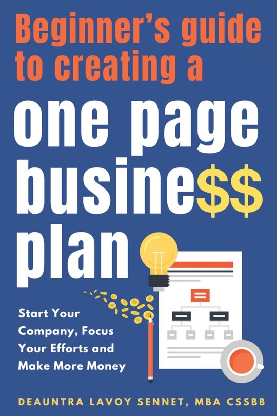 Front cover_Beginner's Guide To Creating A One Page Business Plan