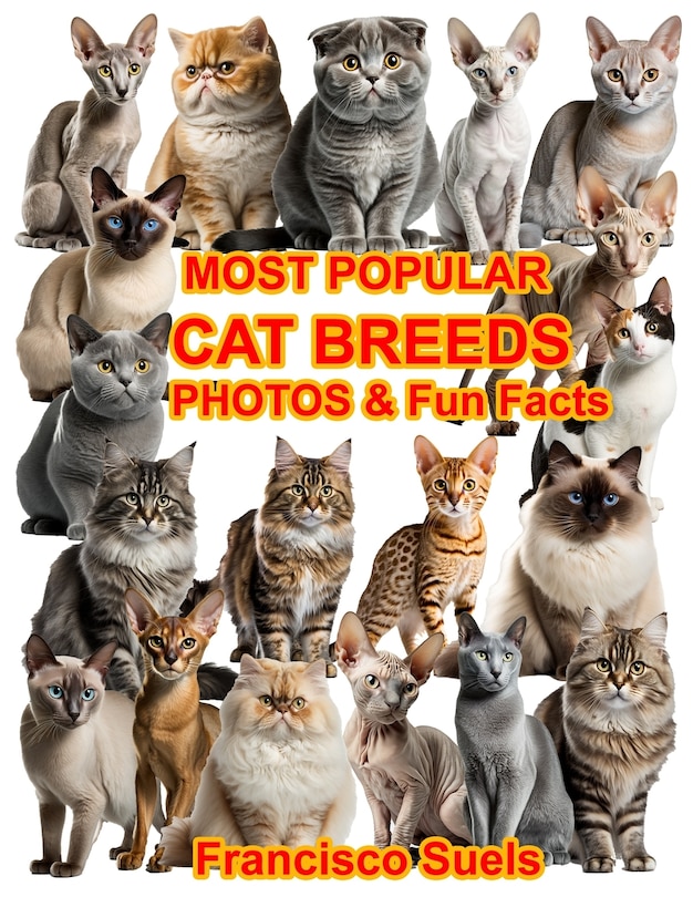 Front cover_Most Popular Cat Breeds Photos Fun Facts