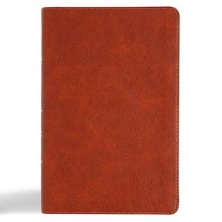 Couverture_CSB Large Print Personal Size Reference Bible, Digital Study Edition, Burnt Sienna LeatherTouch