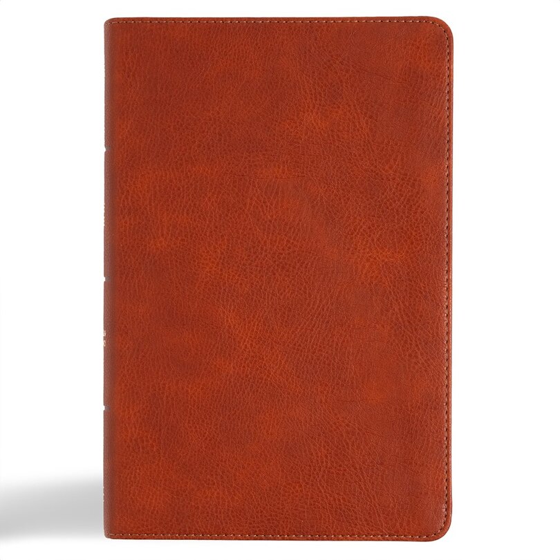 Couverture_CSB Large Print Personal Size Reference Bible, Digital Study Edition, Burnt Sienna LeatherTouch