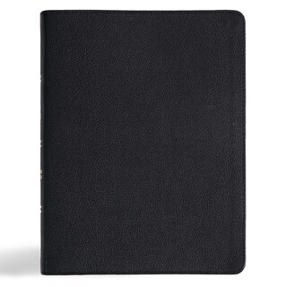 Front cover_CSB Men of Character Bible, Revised and Updated, Black Genuine Leather, Indexed