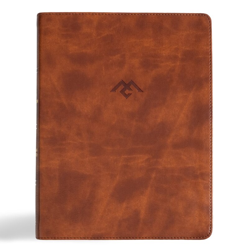 Front cover_CSB Men of Character Bible, Revised and Updated, Brown LeatherTouch