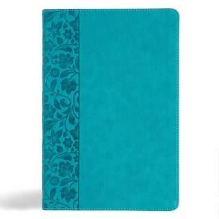 Front cover_KJV Giant Print Reference Bible, Teal LeatherTouch, Indexed