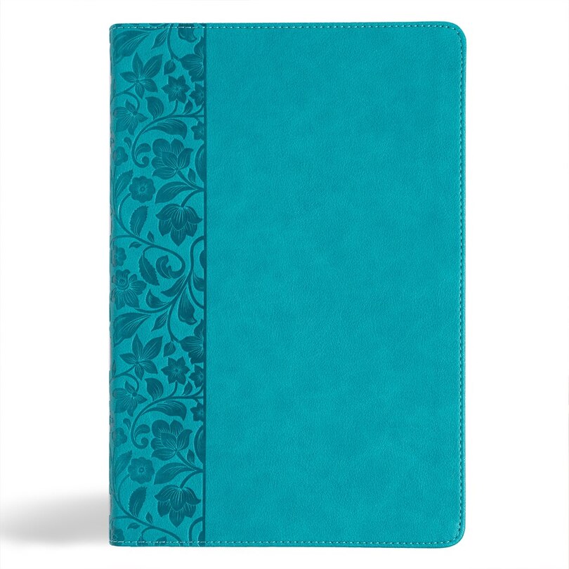 Front cover_KJV Giant Print Reference Bible, Teal LeatherTouch, Indexed