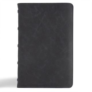 Couverture_CSB Personal Size Bible, Holman Handcrafted Collection, Marbled Slate Premium Calfskin