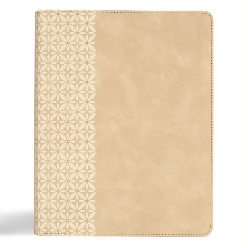 Couverture_CSB Notetaking Bible, Expanded Reference Edition, Cream SuedeSoft LeatherTouch