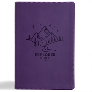 Front cover_KJV Explorer Bible for Kids, Purple LeatherTouch