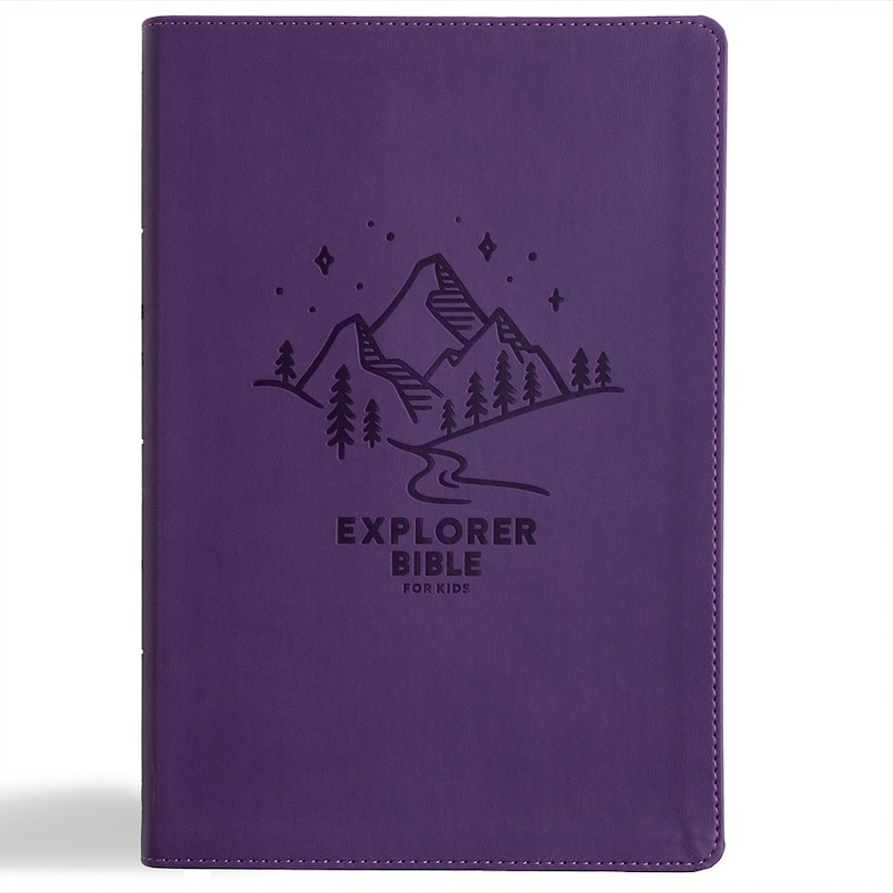 Front cover_KJV Explorer Bible for Kids, Purple LeatherTouch