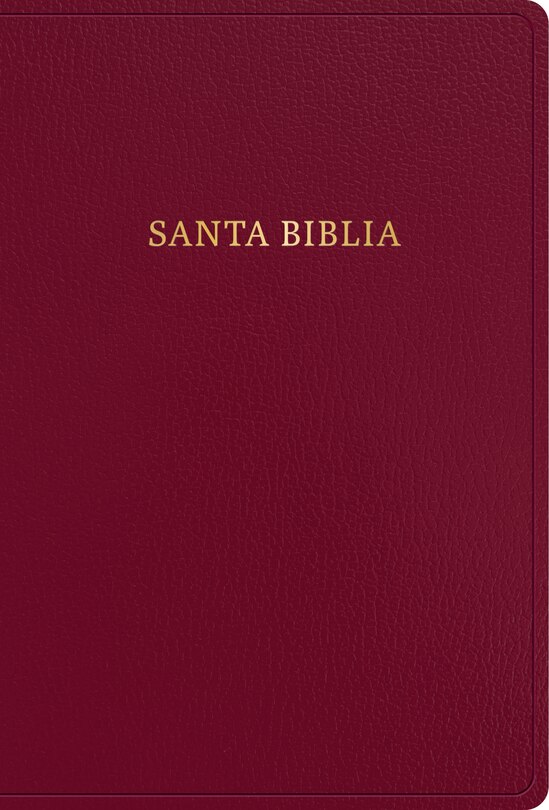 Front cover_Rvr 1960 Biblia Letra Súper Gigante, Borgoña Imitación Piel Con Índice (Edición 2023)