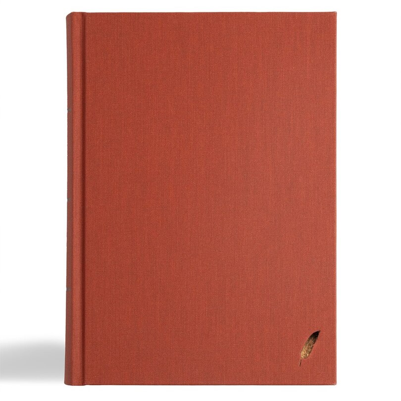 Front cover_NASB Notetaking Bible, Large Print Edition, Cinnamon Brown Cloth Over Board