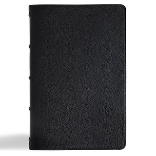 Front cover_CSB Oswald Chambers Bible, Legacy Edition, Black Premium Goatskin