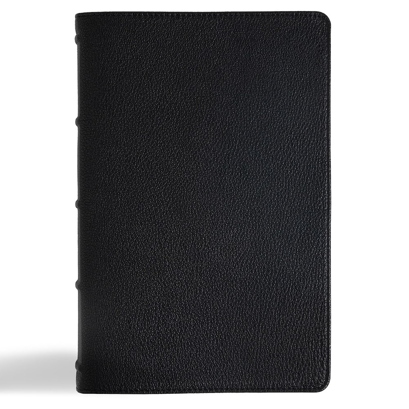 Front cover_CSB Oswald Chambers Bible, Legacy Edition, Black Premium Goatskin