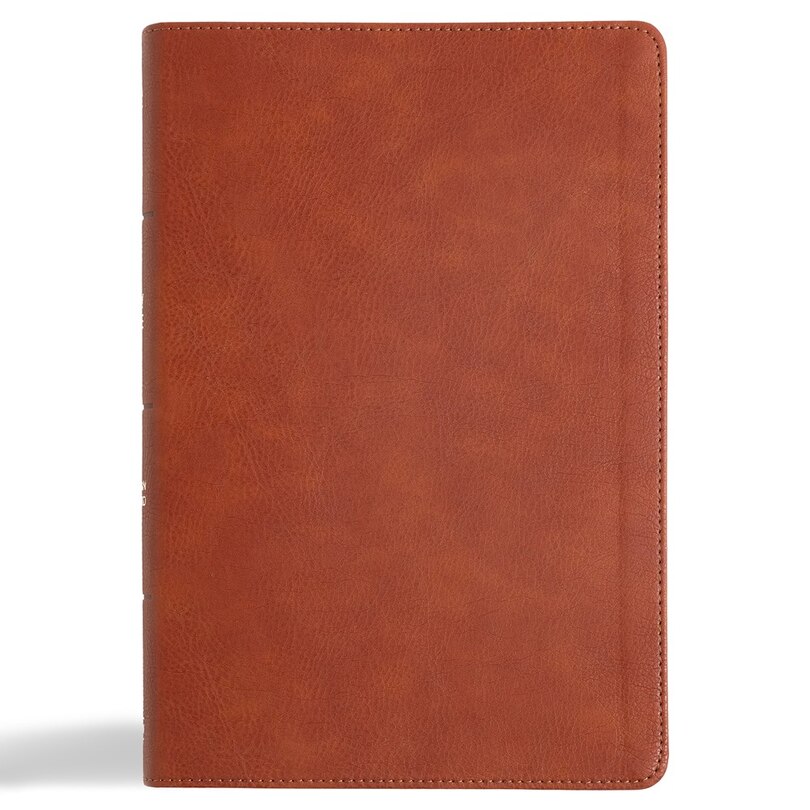 Front cover_CSB Giant Print Reference Bible, Digital Study Edition, Burnt Sienna LeatherTouch