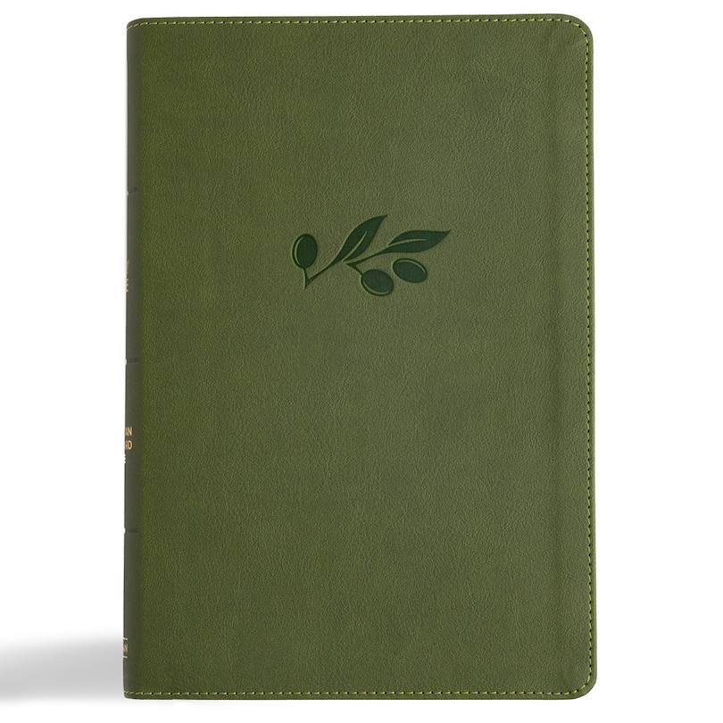 Couverture_CSB Giant Print Reference Bible, Digital Study Edition, Olive LeatherTouch