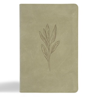 Front cover_CSB Large Print Personal Size Reference Bible, Digital Study Edition, Sage Suedesoft LeatherTouch, Indexed