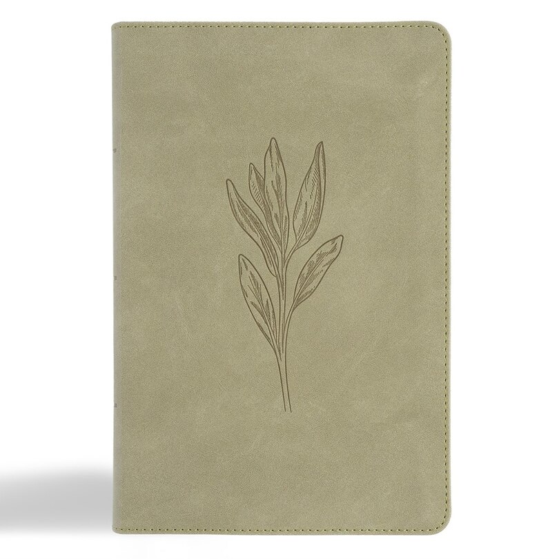 Front cover_CSB Large Print Personal Size Reference Bible, Digital Study Edition, Sage Suedesoft LeatherTouch, Indexed