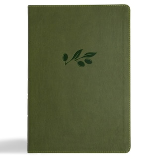 Couverture_CSB Super Giant Print Reference Bible, Digital Study Edition, Olive LeatherTouch, Indexed