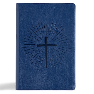 Front cover_KJV One Big Story Bible, Royal Blue LeatherTouch