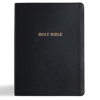 Couverture_KJV Study Bible, Large Print Edition, Black LeatherTouch