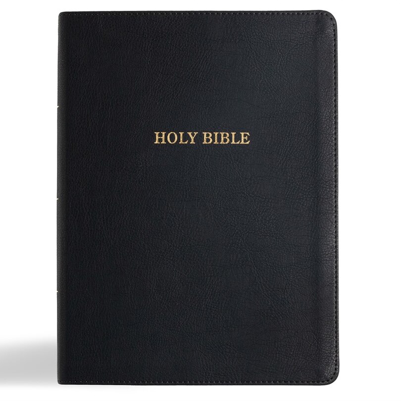 Couverture_KJV Study Bible, Large Print Edition, Black LeatherTouch