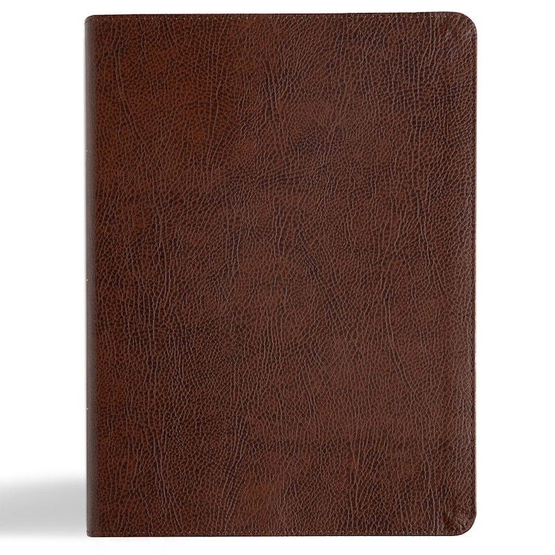 Front cover_KJV Study Bible, Large Print Edition, Brown Bonded Leather