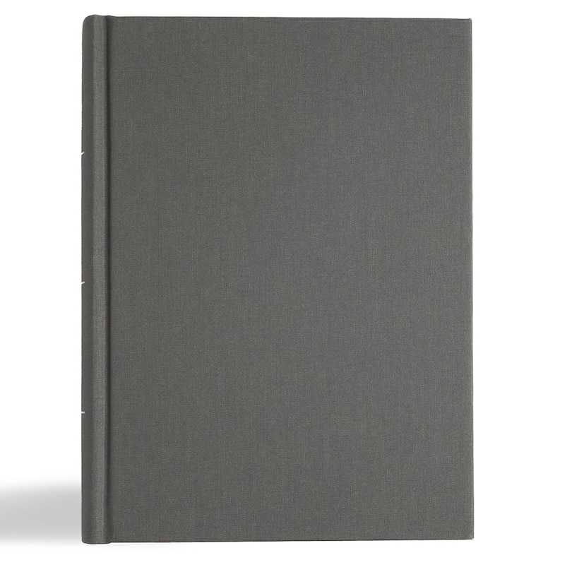 Couverture_KJV Study Bible, Large Print Edition, Charcoal Cloth Over Board