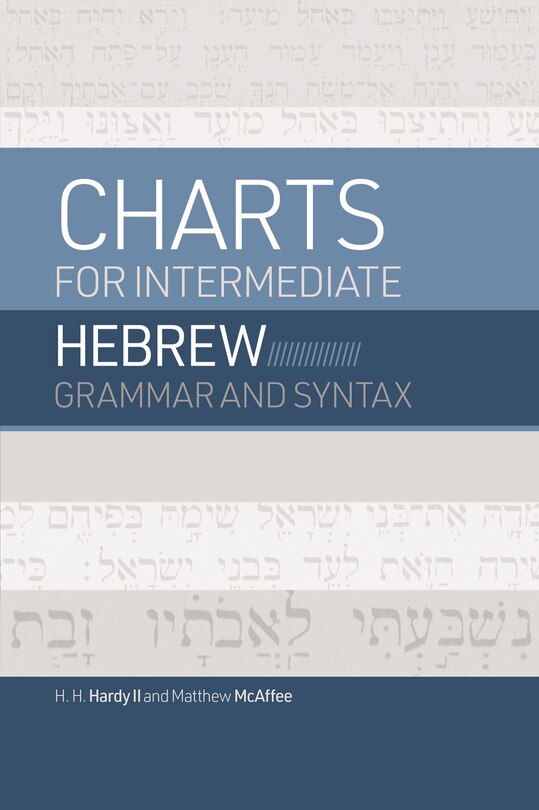 Couverture_Charts for Intermediate Hebrew Grammar and Syntax