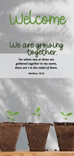 Front cover_Guest Welcome Card: We Are Growing (Package of 50)