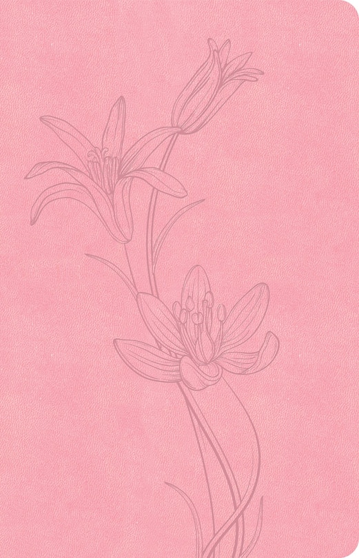 Front cover_CSB Thinline Bible, Value Edition, Soft Pink LeatherTouch