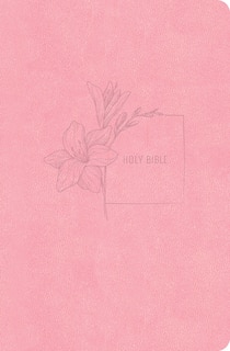 Front cover_CSB Compact Bible, Value Edition, Soft Pink LeatherTouch