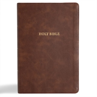 Front cover_CSB Grace Bible, Brown LeatherTouch (Dyslexia Friendly)
