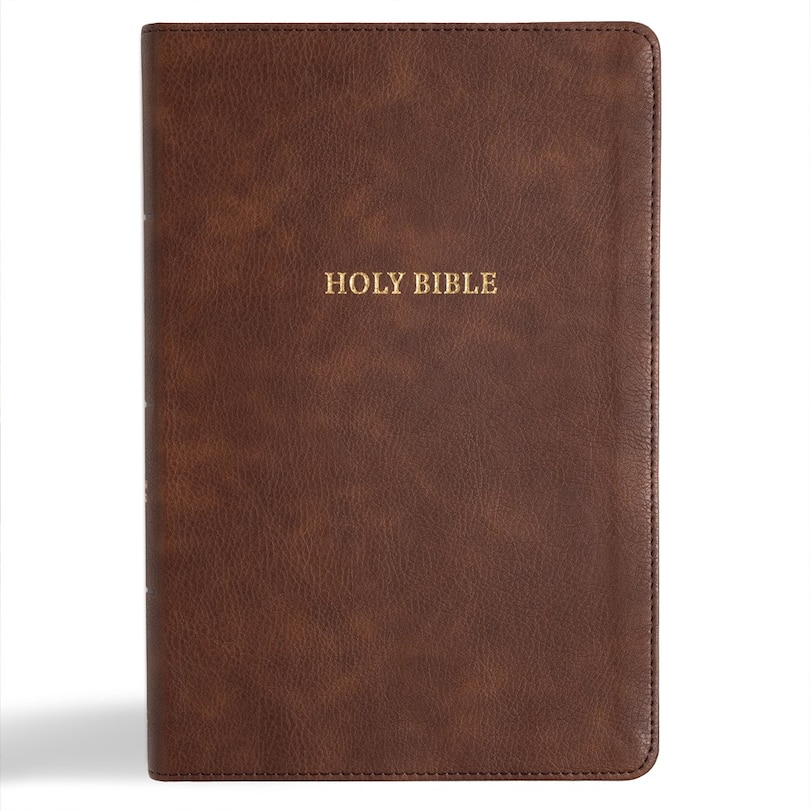 Front cover_CSB Grace Bible, Brown LeatherTouch (Dyslexia Friendly)