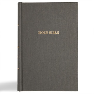 Front cover_CSB Grace Bible, Charcoal Cloth Over Board (Dyslexia Friendly)