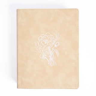 Front cover_CSB Illustrator’s Notetaking Bible, Large Print Edition, Cream LeatherTouch