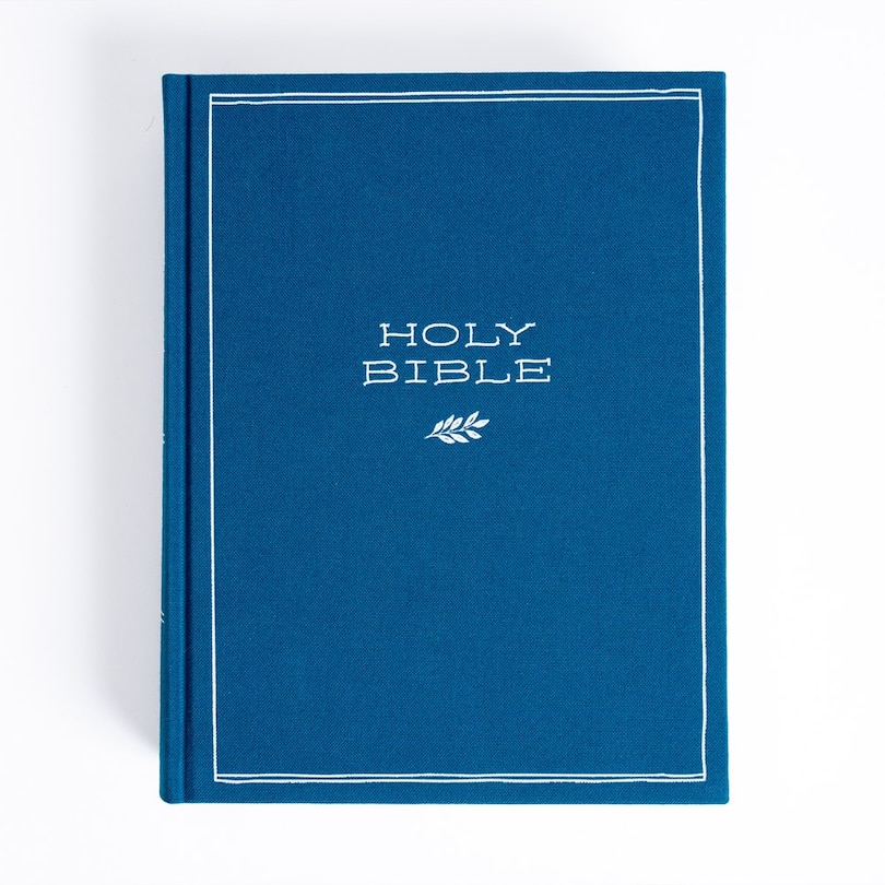 Front cover_CSB Illustrator’s Notetaking Bible, Large Print Edition, Deep Caribbean Blue Cloth Over Board