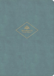 Front cover_CSB Women's Study Bible, Earthen Teal SuedeSoft LeatherTouch, Indexed