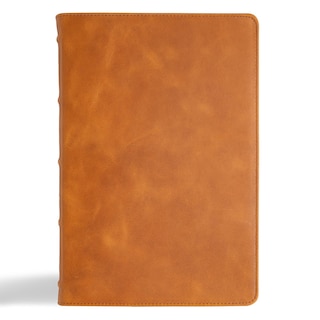 Couverture_KJV Giant Print Bible, Holman Handcrafted Collection, Marbled Chestnut Premium Calfskin