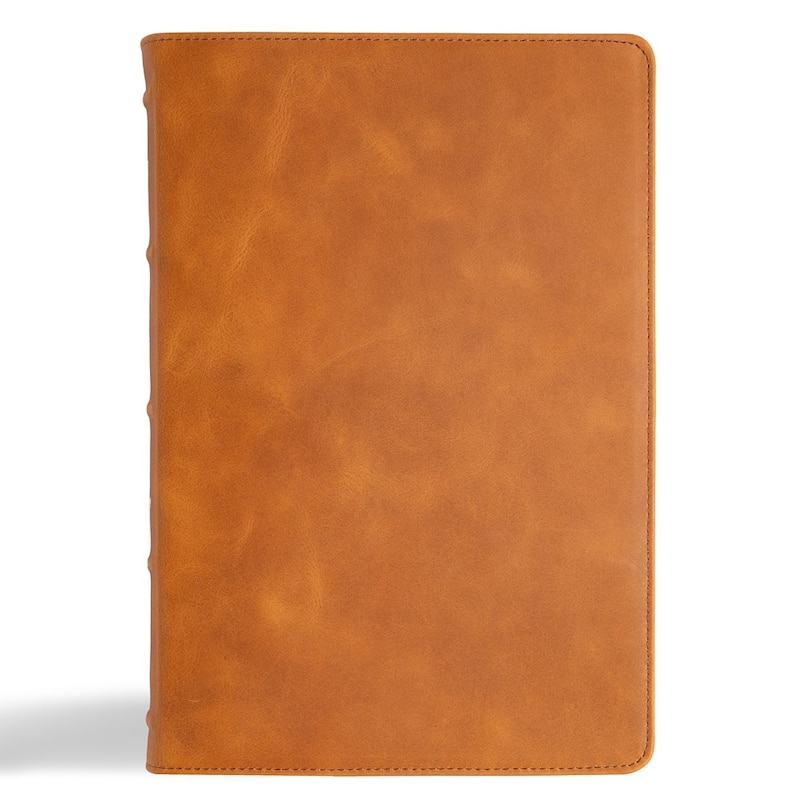 Couverture_KJV Giant Print Bible, Holman Handcrafted Collection, Marbled Chestnut Premium Calfskin
