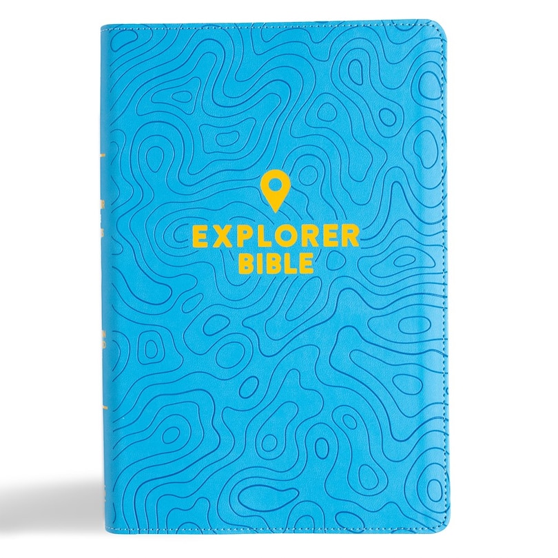 Couverture_CSB Explorer Bible for Kids, Sky Blue LeatherTouch, Indexed