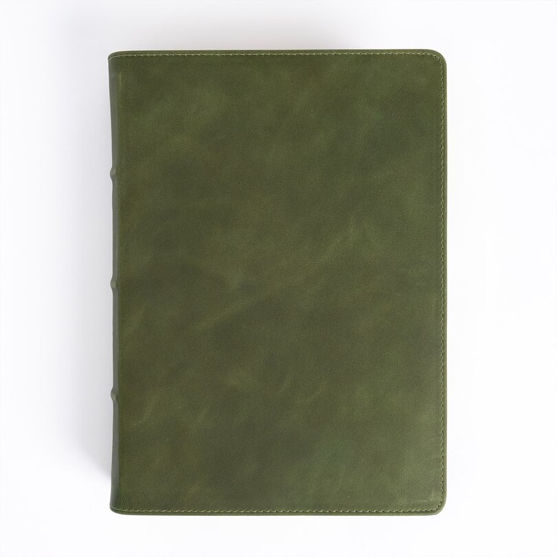 Couverture_CSB She Reads Truth Bible, Holman Handcrafted Collection, Olive Premium Calfskin