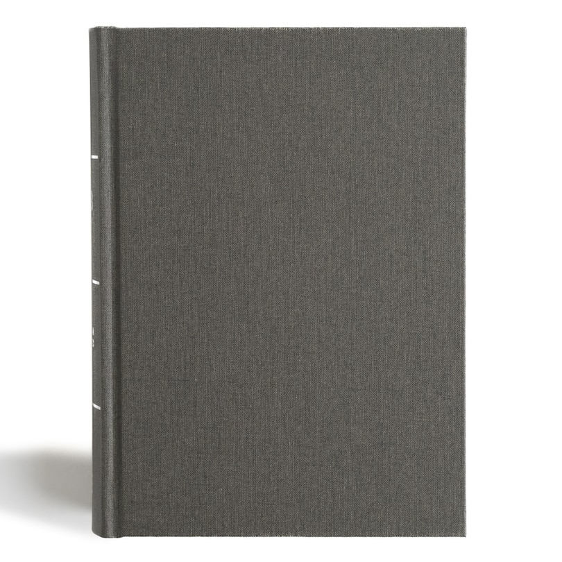 Front cover_CSB Study Bible, Personal Size, Digital Study Edition, Charcoal Cloth Over Board