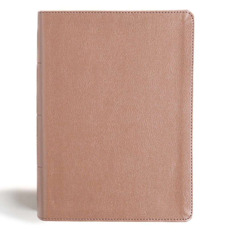 Couverture_CSB Study Bible, Personal Size, Digital Study Edition, Rose Gold LeatherTouch