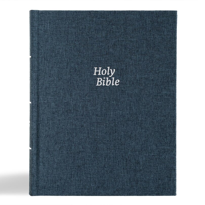 Couverture_CSB Notetaking Bible, Revive Our Hearts Edition, Denim Cloth Over Board
