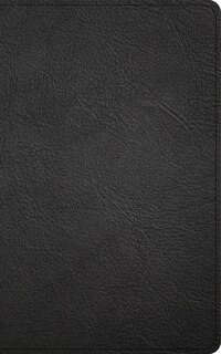 Couverture_CSB Single-Column Personal Size Reference Bible, Holman Handcrafted Collection, Black Premium Goatskin