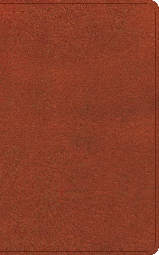 Front cover_CSB Single-Column Personal Size Reference Bible, Burnt Sienna LeatherTouch
